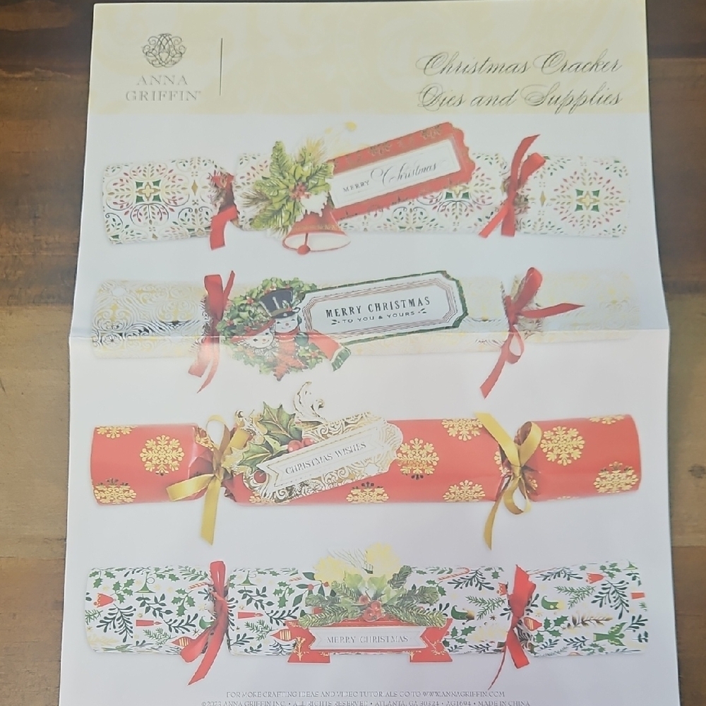 Anna Griffin Christmas Cracker Dies And Supplies Set